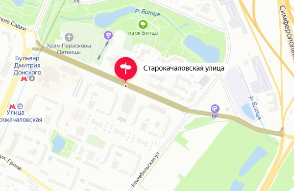 Акадо по адресу Старокачаловская улица